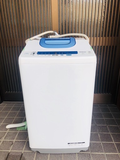日立製洗濯機（参考価格：54,853円）カバー付！