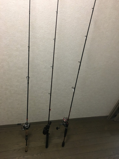 釣竿3本！