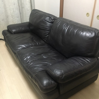 ニトリ合皮ソファ3人掛け