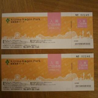 別府 城島高原パーク無料券2枚