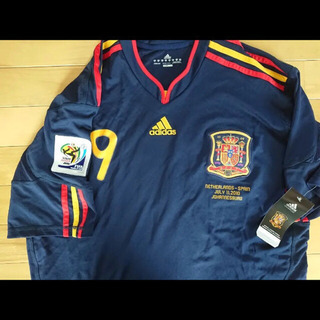 新品タグ付き フェルナンド・トーレス スペイン代表 ユニフォーム XL