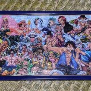 【お話し中です】ワンピース　ジグソーパズル完成品　青枠