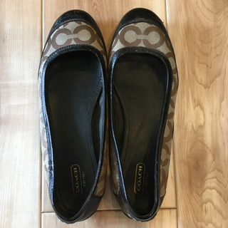 コーチ coach フラットパンプス 25cmの画像