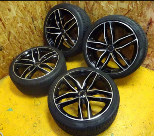 (4059-0)訳アリ☆アウディ　A6/A6アバント　S6タイプホイール/ホイール☆4本セット☆タイヤ　ピレリ　PZERO