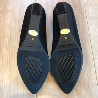 レディース パンプス  黒 24.5cm 新品未使用の画像