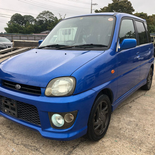 カーショップエイブル スバル プレオ RS スーパーチャージャー！4気筒！激速！フルセグナビ！車検2年付き！コミコミ14.7万！下取り、配送可能！の画像