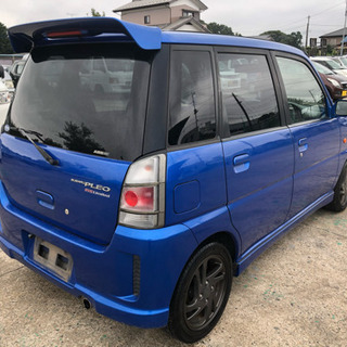 カーショップエイブル スバル プレオ RS スーパーチャージャー！4気筒！激速！フルセグナビ！車検2年付き！コミコミ14.7万！下取り、配送可能！の画像