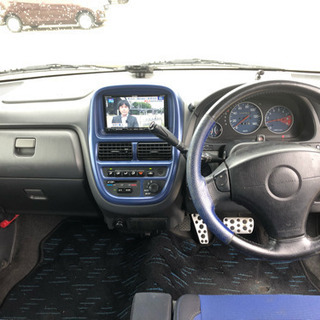カーショップエイブル スバル プレオ RS スーパーチャージャー！4気筒！激速！フルセグナビ！車検2年付き！コミコミ14.7万！下取り、配送可能！の画像