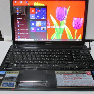 美品】東芝dynabook T451/58EB /4GB/320GB/Corei7/リカバリー済