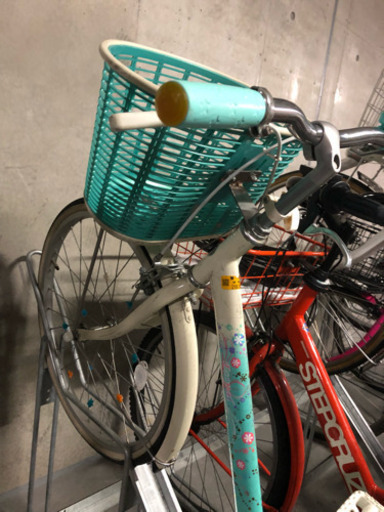 女の子の自転車