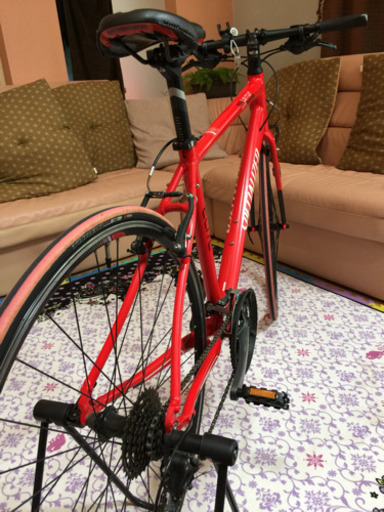 SPECIALIZED SIRRUS/ELITE  綺麗な真紅 超速 クロスバイク