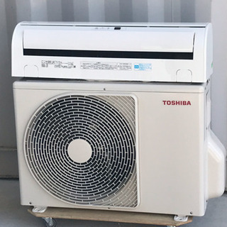 美品！東芝 エアコン◇主に14畳用◇2017年製◇RAS-C405D(W)◆JA-0077