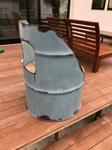 ドラム缶 イス