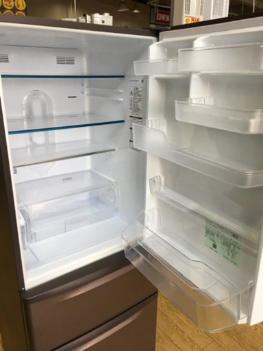 美品 高年式 2018年製 Panasonic パナソニック 315L冷蔵庫 ECONAVI 日本製 NR-C32HM-T