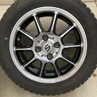 スタッドレスタイヤホイールセット4本  155/65R14