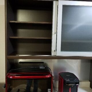 1万円に値下げします。パモウナ120センチ食器棚の画像