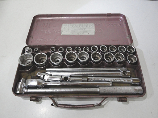 KTC ソケットレンチセット 1個欠品 28点セット 札幌市 白石区 東札幌