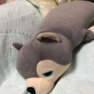プレミアムねむねむアニマルズ ハスキー犬のミントの画像