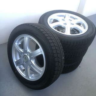 118-1ブリヂストンVRX155/65R14 14×4.5J +45 ダイハツ純正アルミホイール付
