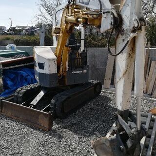 ヤンマー 2ｔクqラスユンボ B2X 現状縦旋回、各部点検・整備済み