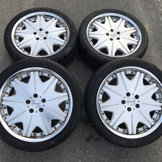 社外ホイール付き4本セット WORK VARIANZA 19X8...