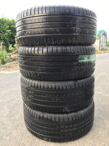 社外ホイール付き4本セット WORK VARIANZA 19X8J ET40 5X114.3 美品 ◇KINFOREST KF550　
