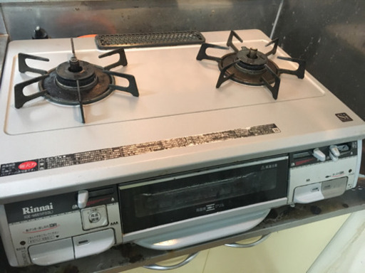 ガスコンロ 両面焼きグリル付