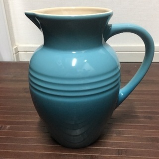 ル・クルーゼ ピッチャー(カリビアンブルー)