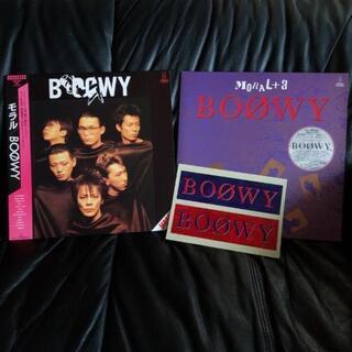 BOOWY レコード 5枚( ポスター、ステッカー、カード 付) BOΦWY 氷室