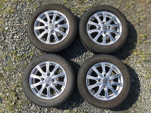 ★バリ溝 スタッドレスタイヤ 155/65R13 アルミホイール付き★ヨコハマ