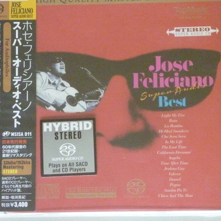 【新品同様】CDホセ・フェリシアーノ「スーパー・オーディオ・ベス...
