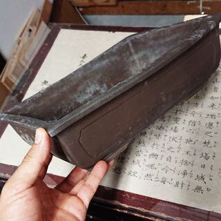 古い盆栽鉢 (植木鉢 骨董)