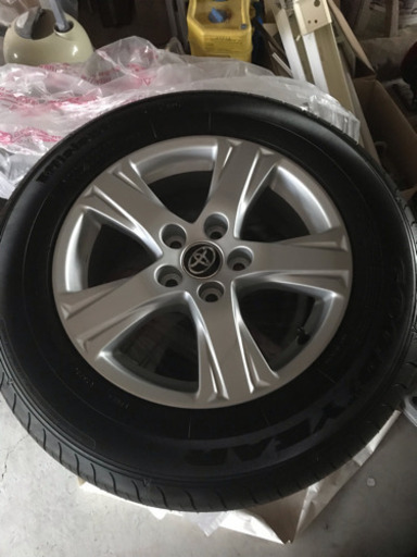 値下げしました！新車はずし！30アルファードタイヤ付きアルミ 車庫保管超美品！215/65R16 16インチ
