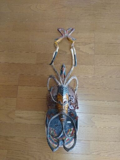 ☆値下げ☆アフリカ グロ族お面 約７０cm
