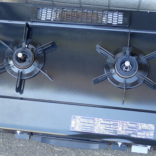 札幌市 パロマ LPガス用 プロパン ガステーブル IC-N900B-R 中古