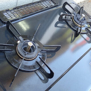 札幌市 パロマ LPガス用 プロパン ガステーブル IC-N900B-R 中古