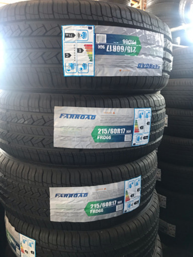 215/60/17 新品タイヤが安い、交換込み