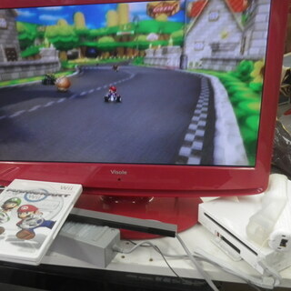 任天堂 Wii本体 ソフト5本セット マリオカート Wiifitの画像