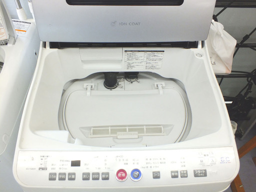 手稲リサイクル　シャープ 6.0Kg 2008年製洗濯機乾燥機ES-TG60H-S  ￥14,800-