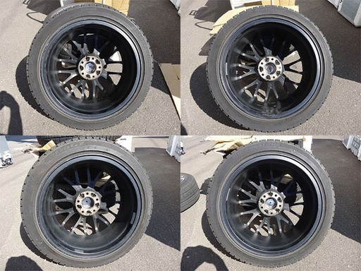 MONZA JAPAN 18インチホイール 5穴 114.3㎜ +38㎜ / ブリヂストン BLIZZAK Revo Gz 225/45R18■スタッドレス・ホイール４本セット