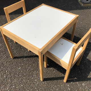 (引渡決定)IKEA 子供用 テーブル&椅子の画像