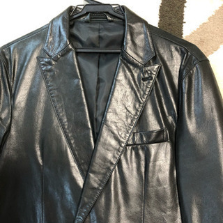 皮ブレザーの画像