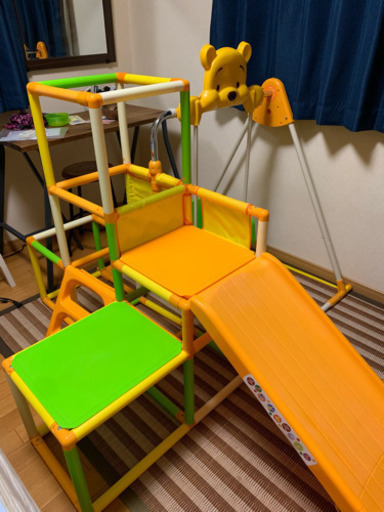クマのプーさん折りたたみロングスロープキッズパーク 美品