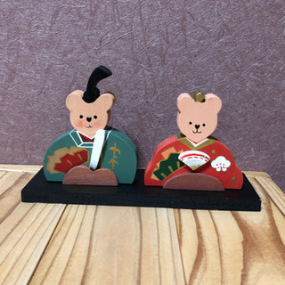 トールペイントくまのお雛様 300円