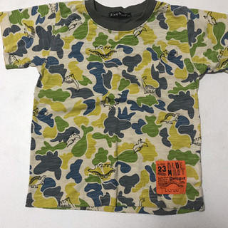 恐竜柄 子供Tシャツ120㎝ (USED)