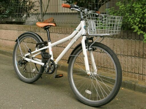 子供自転車 24インチ 6段変速 / Khodaa Bloom asson J24 ホワイト