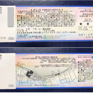 【直前手渡し価格】9/7土諏訪湖の新作花火大会チケットの画像