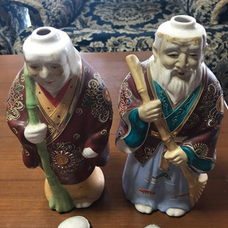 値下げ訳あり【縁起物♡】骨董品  夫婦とっくり！の画像
