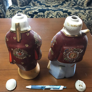 値下げ訳あり【縁起物♡】骨董品  夫婦とっくり！の画像