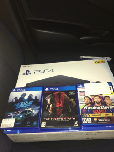 PS4とソフト3本
